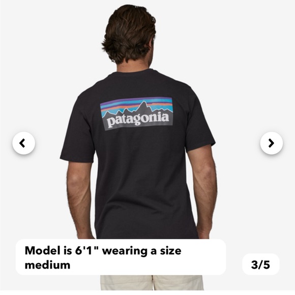 NWOT Patagonia Men's P-6 Logo Responsibili-Tee® - Picture 3 of 8
